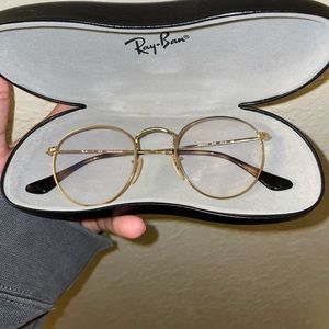 Ray-Ban Gold Round Metal Frames